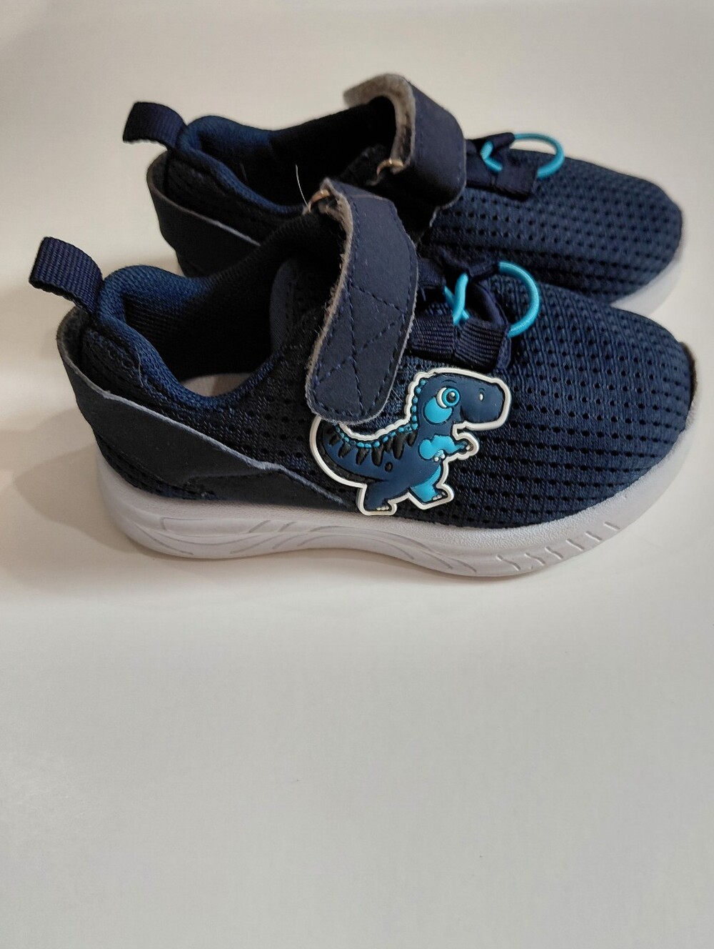 Carter’s Toddler Boy Hug Dinosaur  Sneakers - Navy Blue Size 6